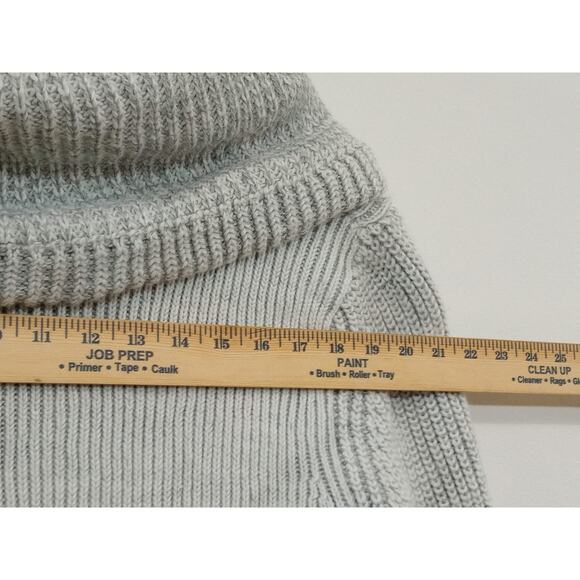 Leif Nelson Men's Sweater Light Gray Knit Shawl Collar Size XXL - Picture 4 of 15